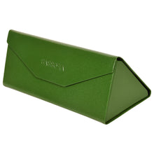 Load image into Gallery viewer, Sassora Genuine Leather Unisex Foldable Spectacle Case Sunglass Case