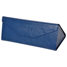 Load image into Gallery viewer, Sassora Genuine Leather Unisex Foldable Spectacle Case Sunglass Case