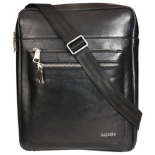 Load image into Gallery viewer, Sassora Genuine Leather Unisex Sling Crossbody Bag – Everyday Travel Companion