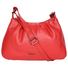 Load image into Gallery viewer, Sassora Genuine Premium Leather Medium Size Red Women Sling Bag