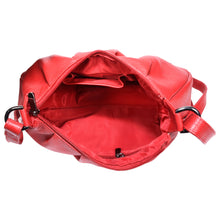Load image into Gallery viewer, Sassora Genuine Premium Leather Medium Size Red Women Sling Bag