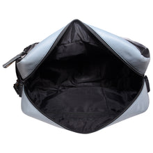 Load image into Gallery viewer, Sassora Genuine Premium Leather Black Grey Navy Large Travel Duffle Bag