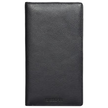 Load image into Gallery viewer, Sassora Premium Leather Bi-Fold Large RFID Black Travel Organizer