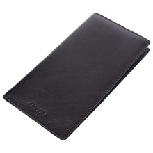 Load image into Gallery viewer, Sassora Premium Leather Bi-Fold Large RFID Black Travel Organizer