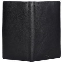 Load image into Gallery viewer, Sassora Premium Leather Bi-Fold Large RFID Black Travel Organizer