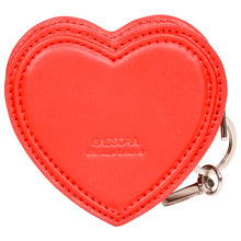 Load image into Gallery viewer, Sassora Genuine Leather Small Women Red Key Case For Your Valentine