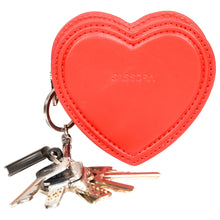 Load image into Gallery viewer, Sassora Genuine Leather Small Women Red Key Case For Your Valentine