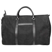 Load image into Gallery viewer, Sassora Nubuck Leather Large Multi Purpose Foldable Weekend Bag