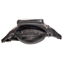 Load image into Gallery viewer, Sassora Genuine Leather Medium Waist Bag For Men and Women