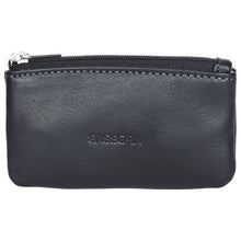 Load image into Gallery viewer, Sassora Genuine Leather Zip Closure Key Pouch