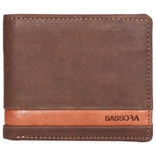 Load image into Gallery viewer, Sassora Men Premium Leather Bi Fold RFID Wallet