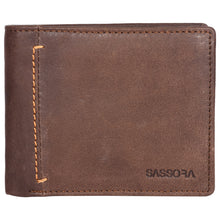 Load image into Gallery viewer, Sassora 100% Premium Leather RFID Bi-Fold Wallet