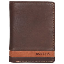 Load image into Gallery viewer, Sassora Genuine Leather RFID Bifold Notecase