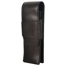Load image into Gallery viewer, Sassora Genuine Premium Leather Black fountain pencase (Set of 1)