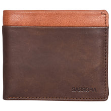 Load image into Gallery viewer, Sassora 100% Pure Leather Men&#39;s RFID Wallet
