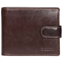 Load image into Gallery viewer, Sassora Genuine Leather Medium Dark Brown RFID Men Wallet With 12 Card Slots
