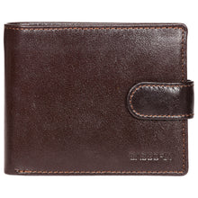 Load image into Gallery viewer, Sassora Genuine Leather Medium Dark Brown RFID Men Wallet With 12 Card Slots