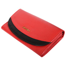 Load image into Gallery viewer, Sassora Genuine Leather Medium Size RFID Protected Women Purse