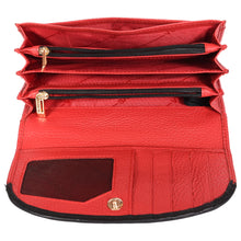 Load image into Gallery viewer, Sassora Genuine Leather Medium Size RFID Protected Women Purse