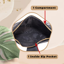 Load image into Gallery viewer, Sassora High Quality Premium 100% Leather Women's Black Party Moon Bag