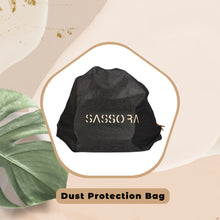 Load image into Gallery viewer, Sassora High Quality Premium 100% Leather Women's Black Party Moon Bag