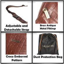 Load image into Gallery viewer, Sassora Genuine Premium Leather Unisex Belt bag Waist Pouch