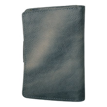 Load image into Gallery viewer, Sassora Genuine Leather Medium Green RFID Women Buckle Closure Wallet