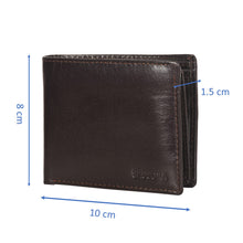 Load image into Gallery viewer, Sassora Genuine Leather Small Dark Brown Wallet for Men and Women Sassora By Leatherman Fashion