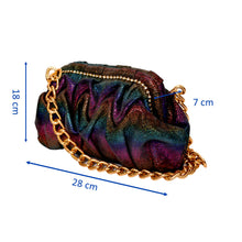 Load image into Gallery viewer, Sassora Genuine Leather Multi Color Women Small Shoulder Bag