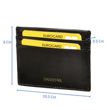 Load image into Gallery viewer, Sassora Genuine Premium Patent Leather Unisex Small RFID Credit Card Holder