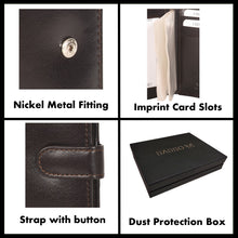 Load image into Gallery viewer, Sassora Men & Women Casual, Formal Brown Genuine Leather Card Holder Sassora By Leatherman Fashion