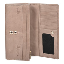 Load image into Gallery viewer, Sassora Leather Beige RFID Women Purse (10 Card Slots)