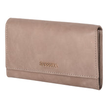 Load image into Gallery viewer, Sassora Genuine Leather Medium Size Red RFID Protected Women Purse ( 13 Card Slots)