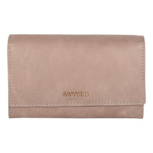 Load image into Gallery viewer, Sassora Genuine Leather Medium Size Red RFID Protected Women Purse ( 13 Card Slots)