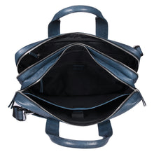 Load image into Gallery viewer, SASSORA Genuine Leather Messenger Bag for Men | 17 Inch Laptop Sleeve | Multiple Zip Compartments | Office &amp; Travel Briefcase