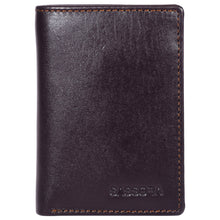 Load image into Gallery viewer, Sassora Premium Leather Men&#39;s Slim Small RFID Notesae (Dark Brown)
