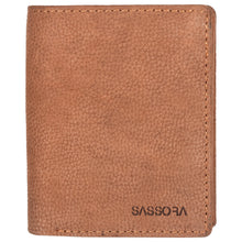 Load image into Gallery viewer, Sassora 100% Pure Leather Men&#39;s RFID Wallet(Tan)