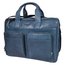 Load image into Gallery viewer, SASSORA Genuine Leather Messenger Bag for Men | 17 Inch Laptop Sleeve | Multiple Zip Compartments | Office &amp; Travel Briefcase