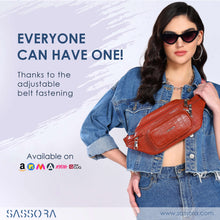 Load image into Gallery viewer, Sassora Premium Leather Unisex Waist Bag
