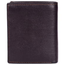 Load image into Gallery viewer, Sassora 100% Pure Leather Men&#39;s RFID Wallet(Dark Brown)
