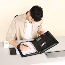 Load image into Gallery viewer, Sassora Premium Leather Everyday Use Office Travel File Folder
