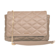 Load image into Gallery viewer, Sassora Genuine Premium Leather Taupe Women Medium Shoulder Bag