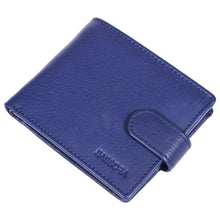 Load image into Gallery viewer, Sassora 100% Genuine Premium Leather Boys RFID Wallet(Blue)