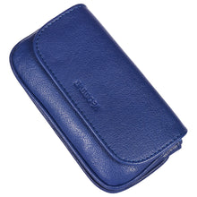 Load image into Gallery viewer, Sassora Genuine Leather Unisex Keycase &amp; Coin Pouch (Blue)
