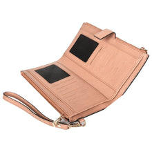 Load image into Gallery viewer, Sassora Genuine Leather RFID Regular Clutch For Girls
