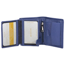 Load image into Gallery viewer, Sassora 100% Pure Leather Men&#39;s RFID Wallet(Blue)