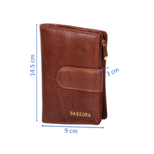 Load image into Gallery viewer, Sassora Premium Leather Trendy Women RFID Wallet
