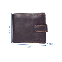 Load image into Gallery viewer, Sassora 100% Genuine Premium Leather Boys RFID Wallet(Dark brown)