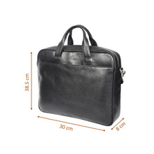 Load image into Gallery viewer, Sassora Genuine Premium Leather Large Laptop Messenger Bag