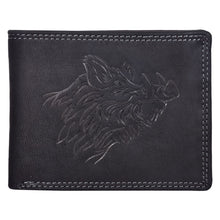 Load image into Gallery viewer, SASSORA Genuine Leather RFID Protected Bi-Fold Wallet with Coin Pocket &amp; ID Slot